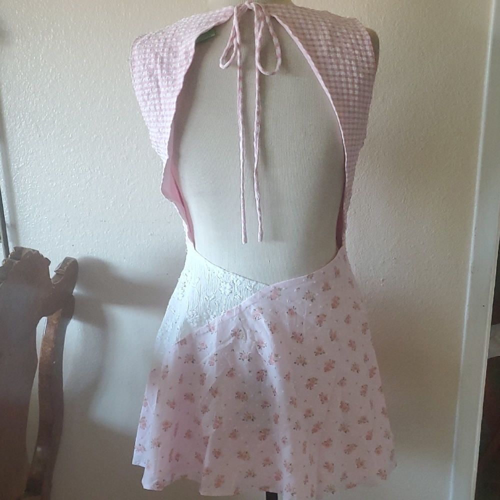 Princess Polly Pink Sleeveless Fit and Flare Mini Dress Size 4 - Picture 6 of 12